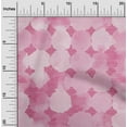thumbnail image 2 of oneOone Cotton Poplin Twill Pink Fabric Geometric Watercolor Polka Dress Material Fabric Print Fabric By The Yard 56 Inch Wide, 2 of 4