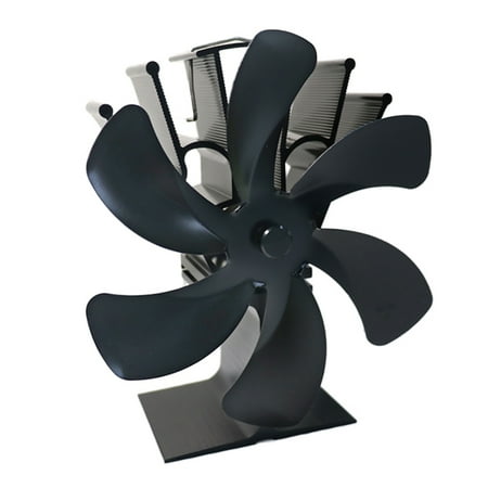 

50℃ / 122°F Start Silent Heat Powered Wood Fan 6 Blad-Es For Gas/Pellet/Wood/Log Burning Stoves