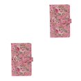 thumbnail image 4 of QualitChoice 3-Inch 96 Pockets PU Leather Instant Instant Photo Photo Card Collection Album Picture Case for 8/9/7s/25/70/90 pink + rose 2Set, 4 of 6