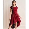 thumbnail image 3 of Dressystar Robe en Dentelle Épaules Dénudées Manches Courtes Robe de Cocktail Formelle, 3 of 6