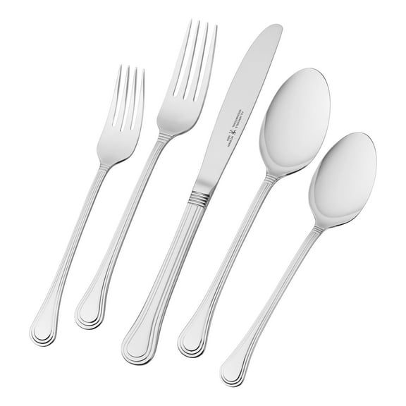 HENCKELS Astley 20-piece Flatware Set, 18/10 Stainless Steel, Silver