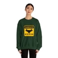 thumbnail image 3 of Danger Not for the Weak Unisex Heavy Blend Crewneck Sweatshirt, 3 of 4