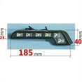 thumbnail image 3 of For Mercedes L Shaped LED Day Time Running Lamps Lights Kit Set Pair of 2, 3 of 3