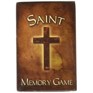 Adulte Kid Sunday école Église catholique Saint paire matching amusant carte mémoire jeu, pack de 3