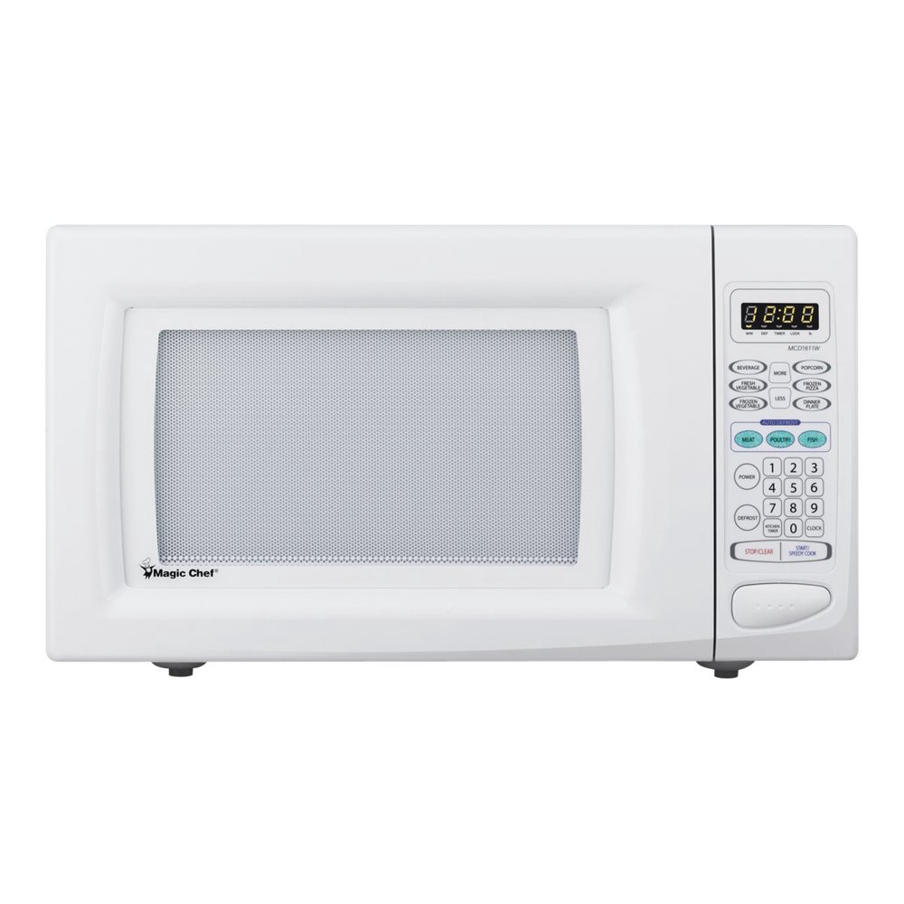 Magic Chef MCD1611W Microwave oven freestanding 1.6 cu. ft 1100