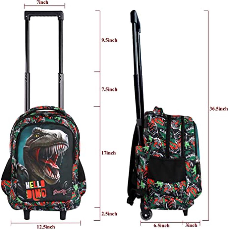 Jurassic World Rolling Backpack