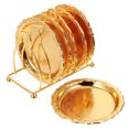 thumbnail image 4 of MasteelfCA 1Set Cup Mat Carved Pattern Cup Mat Heat Insulated Mat Cup Mat Sturdy Eat Mat, 4 of 8