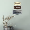 thumbnail image 5 of Fancy Showers Sign (Brushed Silver) - Medium, 5 of 5