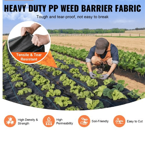 4 x 300' Ft Driveway Fabric 3.2OZ Woven Geotextile Fabric Under Gravel Premium Heavy Duty Weed Barrier Landscape Fabric GDF-1.2*91.4-108