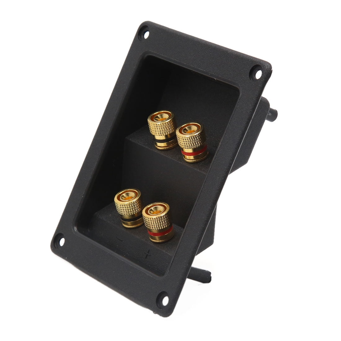 Audio Speaker Box Spring Binding Post 4 Terminal Connector Board for