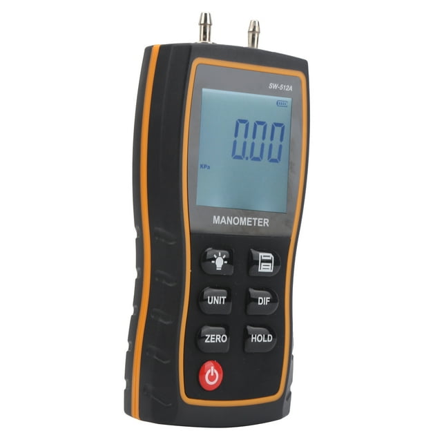Manometer Gas Pressure Tester, ABS Gas Pressure Gauge, HVAC For Air Conditioning Systems Any Gas Pressure System Ventilation Systems Clean Room