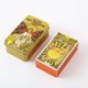 thumbnail image 2 of Cartas de Tarot de conejo de alta calidad en caja de lata de Metal, juegos de mesa de 10cm x 6cm, borde Chapado en verde dorado, 78 tarjetas con manual de papel, 2 of 4