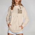 thumbnail image 4 of Women's Sweatshirts 2025 Love Like Jesus Sweatshirt Christian Sweatshirts Casual Pullover Tops Sweatshirt for Women, 4 of 8