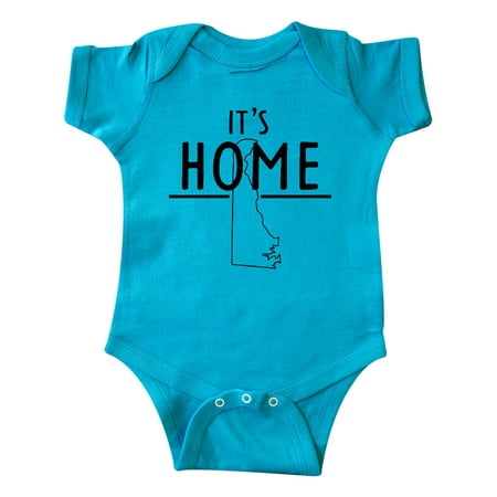 

Inktastic It s Home- State of Delaware Outline Gift Baby Boy or Baby Girl Bodysuit