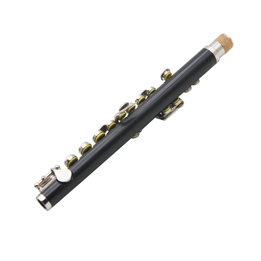 Piccolo,Cupronickel Silver Plated With Polish Cloth Ottavino Flute Cupronickel Plated C Key Stick Padded Box C Key Tone Piccolo Ottavino Flute Polish Cloth Stick Silver Plated C Key Of C