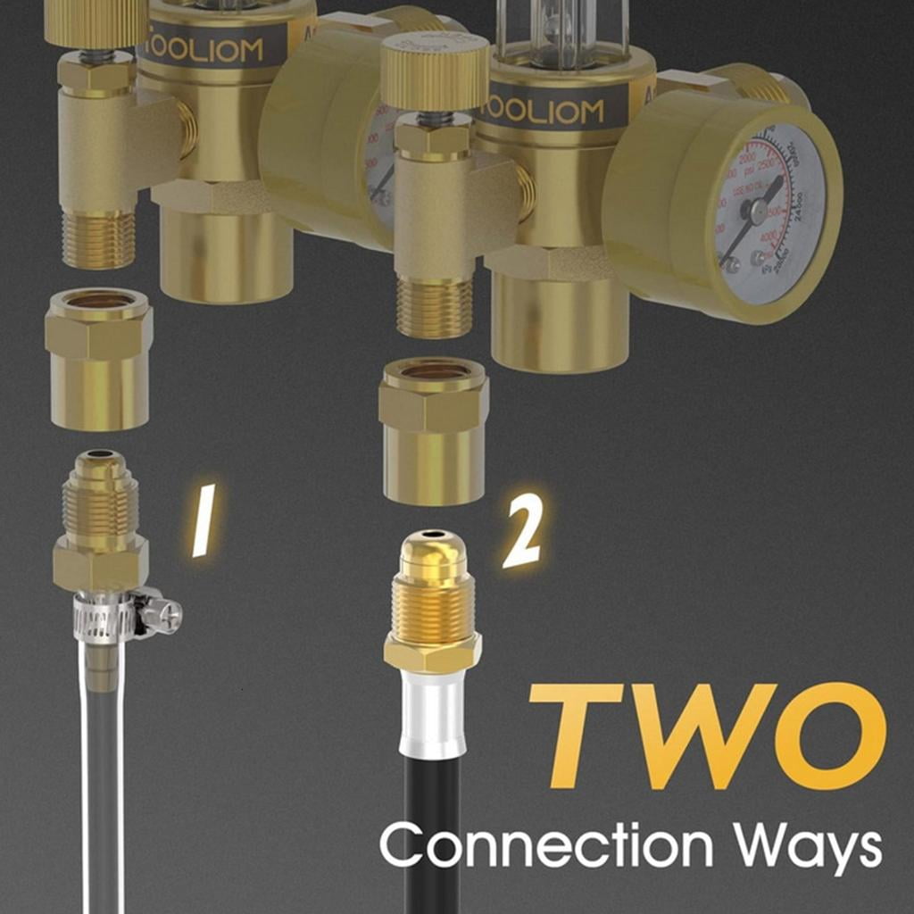 CO2 Argon Regulator Precisions Gas Flows Control Valves With Pressure Gauges For Welding Cylinders Systems