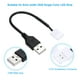thumbnail image 3 of Cable de conector de tira LED Uxcell, 6 piezas de cable de alimentación rápido sin soldadura USB a 2 pines para iluminación de tira de 8 mm de ancho 3528, 3 of 6