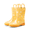 ORANGE, variant on Kids Rain Boots Waterproof Lightweight with Pull-On Handles for Boys Girls Toddler Outdoor Play Easy On/Off