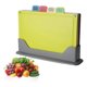thumbnail image 1 of Tablas de Cortar para Cocina (juego de 4 piezas), Tablas de Cocina picar cocina, Tabla para Cortar Plastico con Asas Antideslizantes Verduras, Carne, Pan y Fruta, 1 of 4