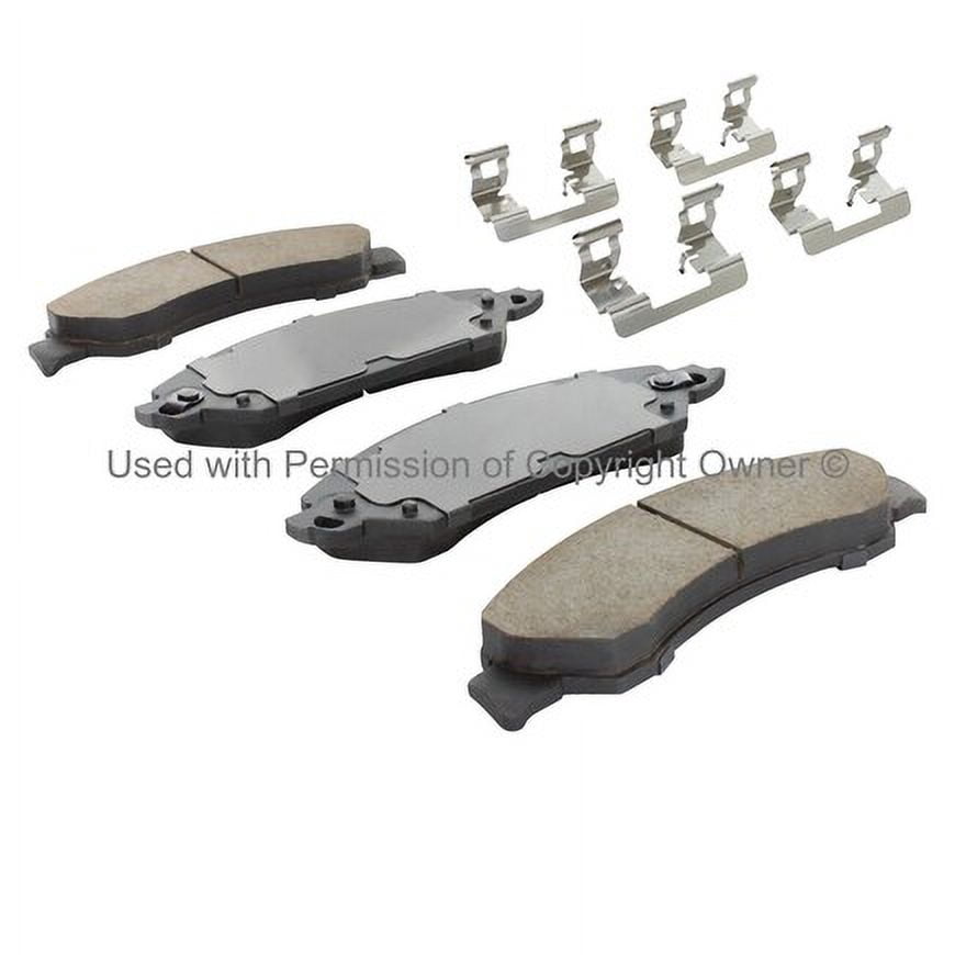 Mpa Electrical 1001-1092C Quality Built Disc Brake Pad, Premium, Ceramic,