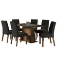thumbnail image 1 of Juego de Comedor Madesa Oxford Mesa de Vidrio 6 Sillas Marrón/Negro 01, 1 of 10
