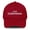 Cranberry, variant on Team Doberman - Top Dog Dad Hat (Black)