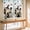 White, Snow, Orange, Black, variant on Funny Ghost Halloween 2 Panel Kitchen Curtains for Small Windows, Black Cats Skull Orange Plaid Bathroom Tier Curtain, Short Window Treatment for Bedroom/Living Room 55"x24"