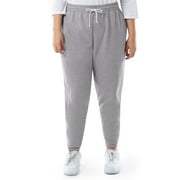Terra & Sky Women's Plus Relaxed Fit Core Fleece Sweatpants