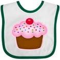 thumbnail image 3 of Inktastic Cupcake Girls Baby Bib, 3 of 4