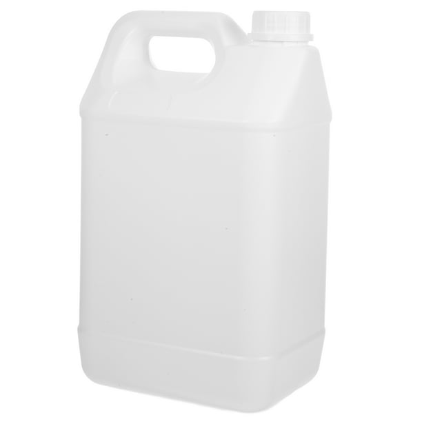 Contenedor de líquidos para acampar, jarra de agua, botella para almacenar aceite, contenedor de productos químicos con tapa, 5 l