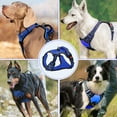 thumbnail image 2 of Astarin No Pull Dog Harness for Large Dogs,No Choke Front Clip Dog Reflective Harness, Adjustable and Comfortable for Easy Walking, Adjustable 2 Metal Rings 3 Buckles,Blue/L, 2 of 6