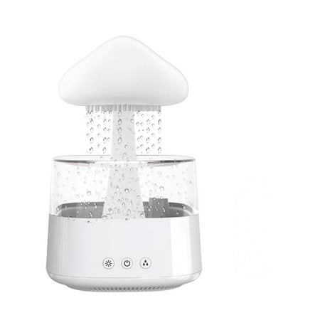

Rain Cloud Humidifier Night Light Aromatherapy Essential Oil Diffuser with 7 Colors LED Lights Water Drop Sound