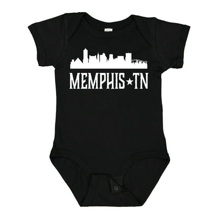 

Inktastic Memphis Tennessee Skyline TN Cities Boys or Girls Baby Bodysuit
