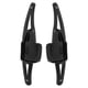 thumbnail image 3 of Juego de cubiertas de ajuste de palanca de cambios extendidas de aleación de aluminio para volante de repuesto para Ford Focus Kuga EcoSport negro, 3 of 20