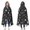 Black, variant on Wearable Blanket,Black White Sun Moon Snake Butterfly Pattern Hooded Wearable Sherpa Blanket for Adults & Teens,Winter Poncho Shawl Wrap Cape Thick Warm,50"x60"