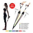 thumbnail image 2 of 150lbs Kit De Bandas De Resistencia Ligas Para Ejercicio 12pzs Malubero, Colores, 2 of 5