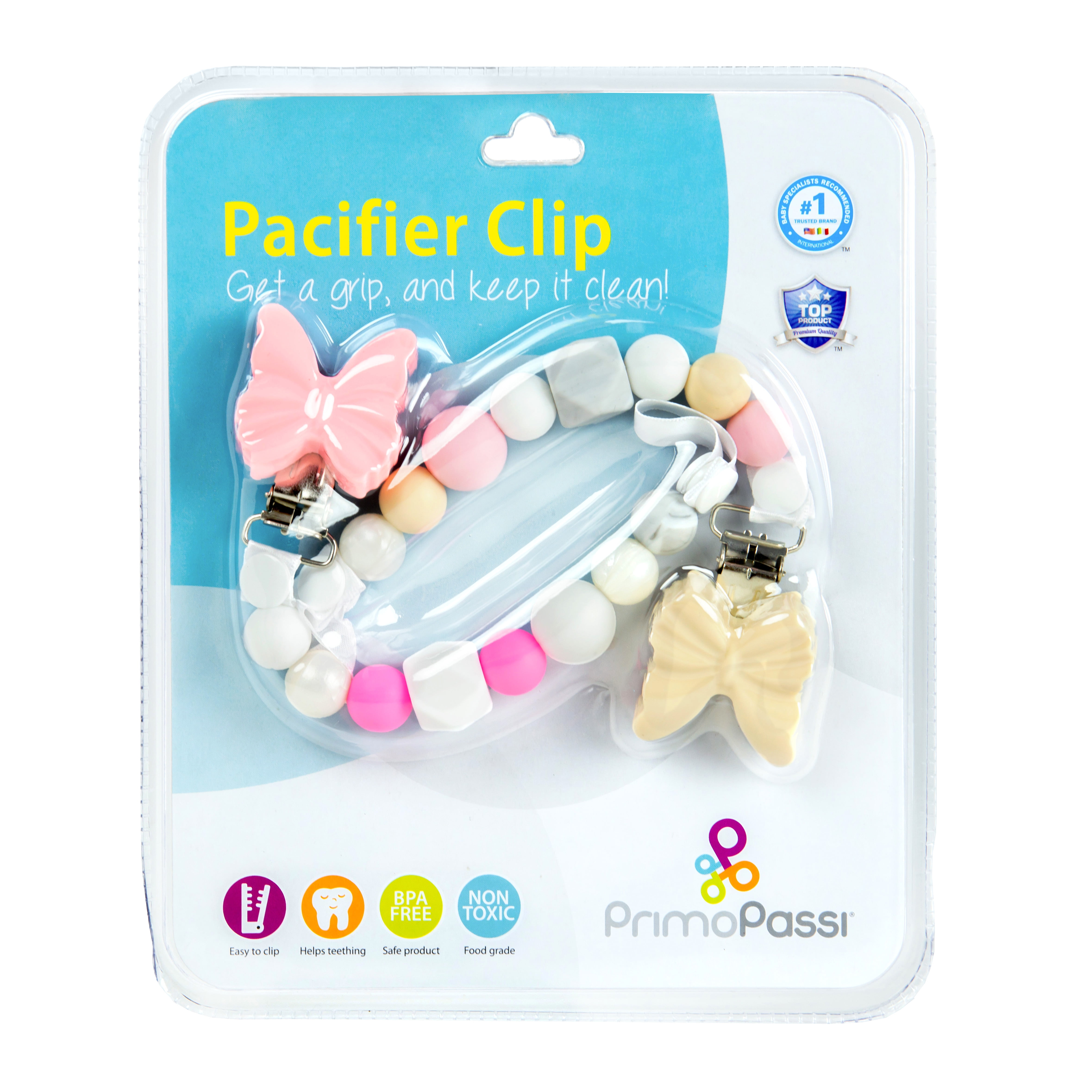 8” Baby/Toddler/Infant Binky Pacifier Holder 30 Styles U Pick 