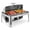 Half Size, variant on Garderth Roll Top Chafing Dish Buffet Set,Chafing Dishes For Buffet With Full Open Lid,Stainless Steel Chafers And Buffet Warmers Set,Catering Food Warmer For Parties Wedding Birthday Christmas