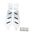 thumbnail image 2 of Kit de placa de pedal de reposapiés de aluminio izquierdo y derecho para C400x Professional CNC mecanizado Plateado, 2 of 8