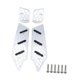 thumbnail image 2 of Almohadilla de placa para estriberas de motocicleta de aluminio izquierda y derecha para BMW C400x 2018-2025 Simple Plateado, 2 of 9