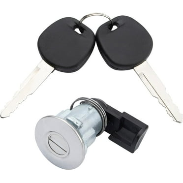 Fuel Filler Lid Lock Cylinder with 2 Keys Fit for Tacoma 1995-2004| Tundra 2003 2002 2001 2000 Replace#69058-35140, 69058-29016