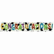 Congratulations Graduation Banner, 4.5ft