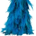 thumbnail image 4 of Northlight Small Two-Tone Layered Feathers Cone Tree Christmas Decoration - 16" - Turquoise, 4 of 6