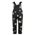 thumbnail image 4 of MesaSe Women Halloween Outfits Bib Pants Skull Pattern Jumpsuit Plus Size Adjustable Straps Overalls, 4 of 6