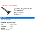 thumbnail image 2 of Ignition Coil - Compatible with 2007 - 2015 RX350 2008 2009 2010 2011 2012 2013 2014, 2 of 2