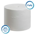 thumbnail image 3 of Scott Essential Extra Soft Coreless Standard Roll Bath Tissue, Septic Safe, 2-Ply, White (800 sheets/roll, 36 rolls/carton), 3 of 6