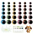 thumbnail image 1 of Ojos de seguridad MUCUNNIA con purpurina 3D con purpurina lunar, de 12 a 30 mm, para bricolaje, 180 unidades, 1 of 6