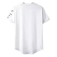 thumbnail image 2 of Playera De Hombre Corte Curvo Camiseta Fit Long Letras, 2 of 2