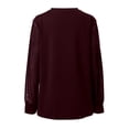 thumbnail image 6 of CONZONE Women's Lace Mesh T-Shirts Long Sleeve See Through T Shirts for Women Casual Crew Neck Sequined Lightweight Tees Soft Cozy Dailywear, 6 of 6