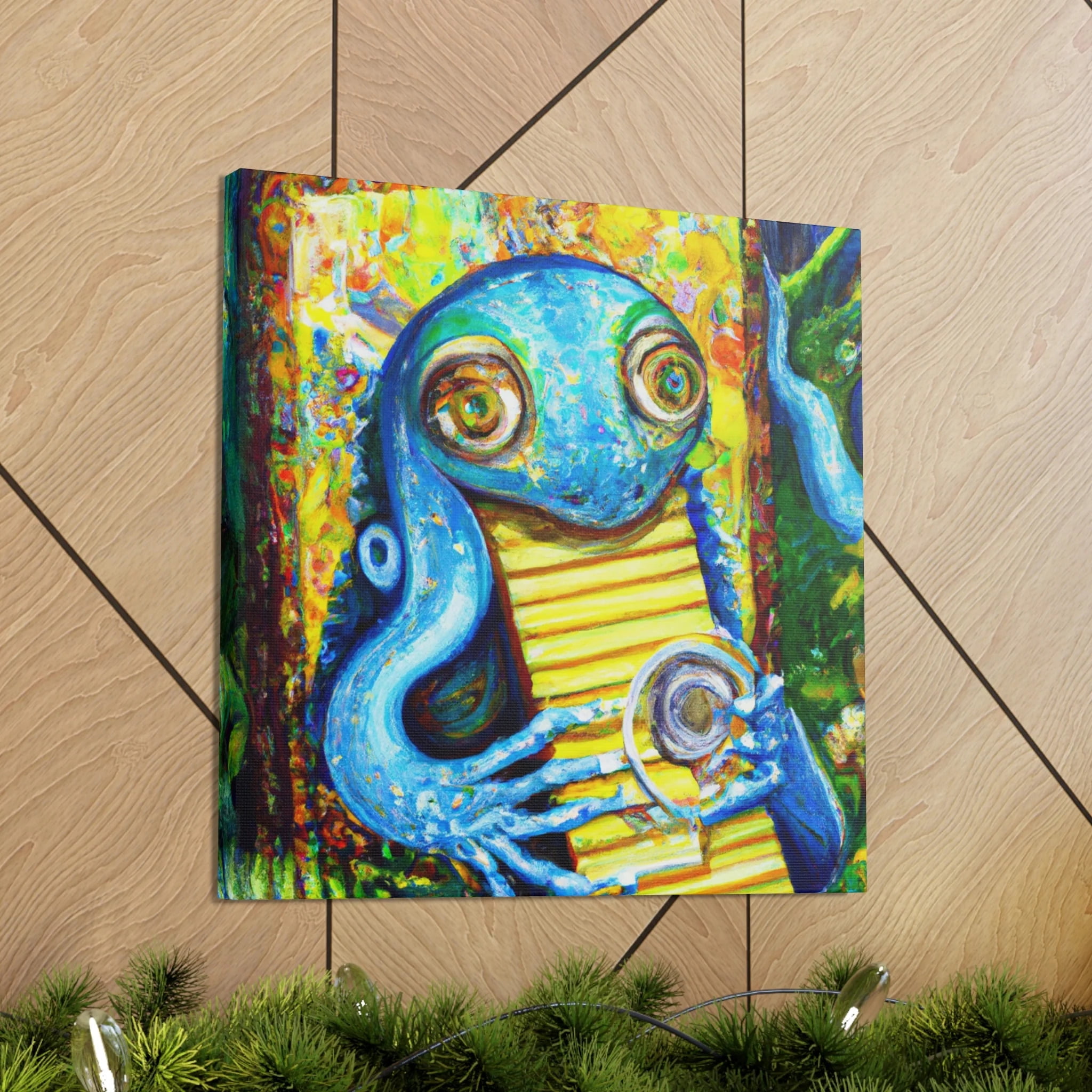 Harmonica in Colorful Vibes - Canvas
